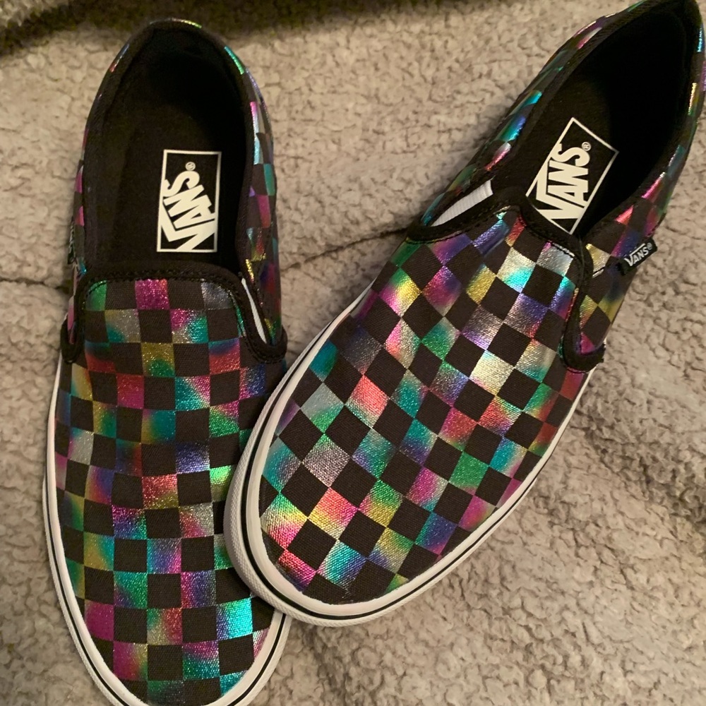 Vans iridescent sneakers